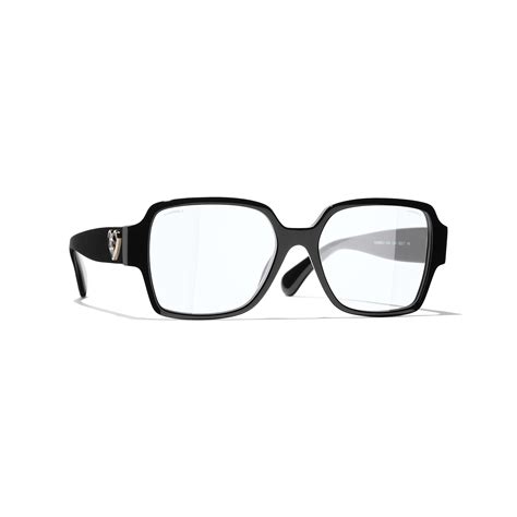 chanel square blue light glasses|chanel rimless glasses.